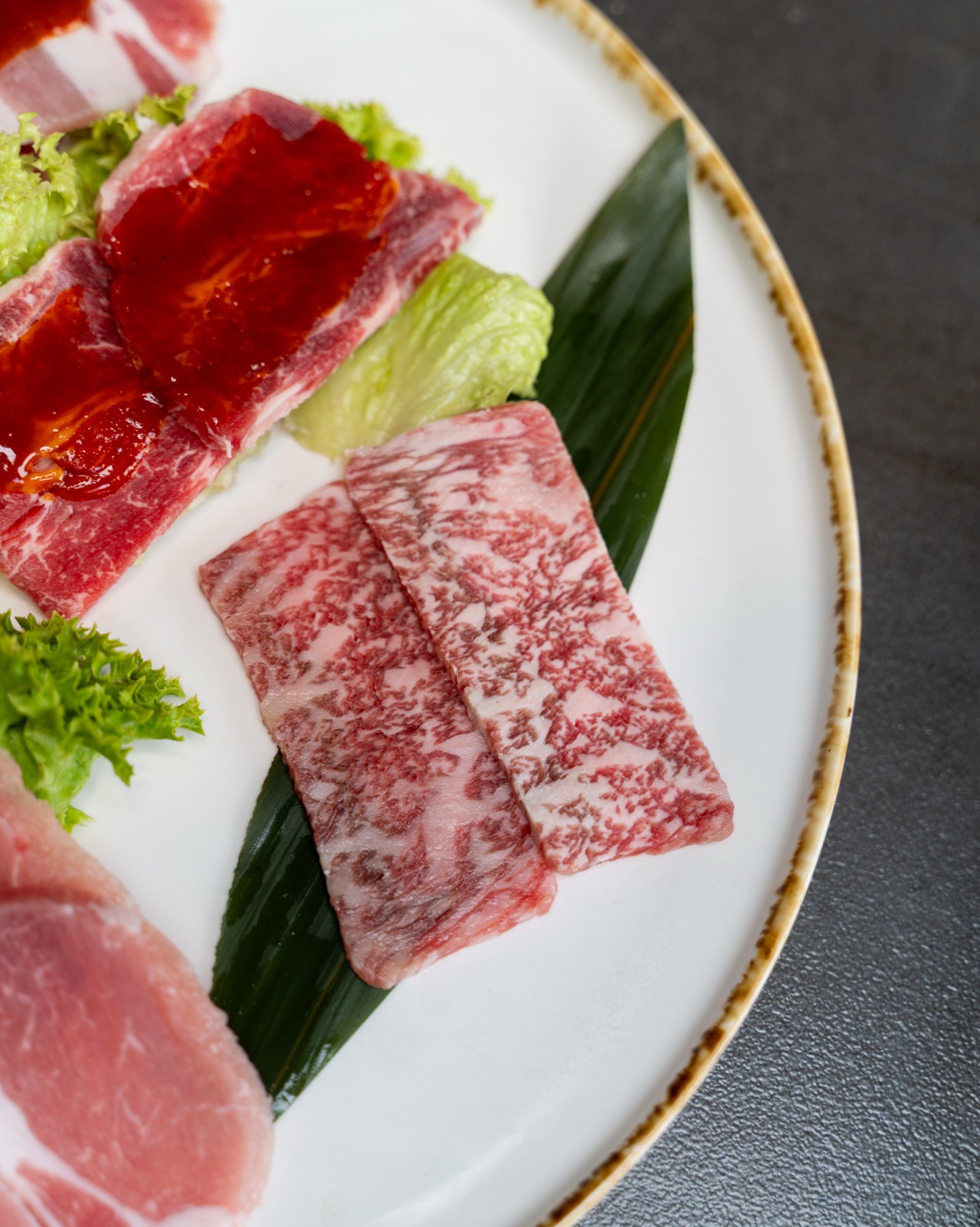 Carne di manzo marmorizzata per barbecue coreano, Sentò
